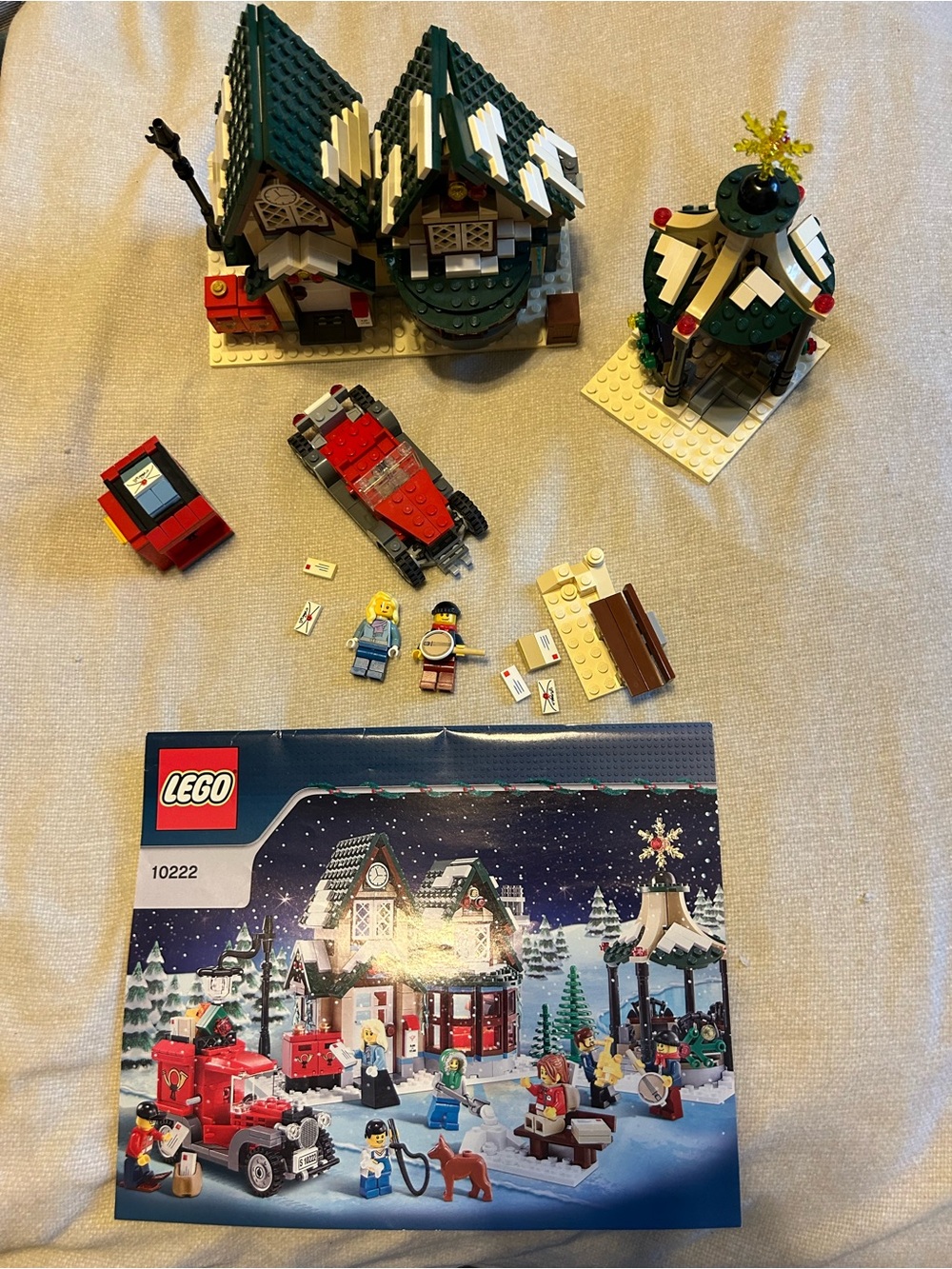 Lego Winter Post office 10222 incomplete
